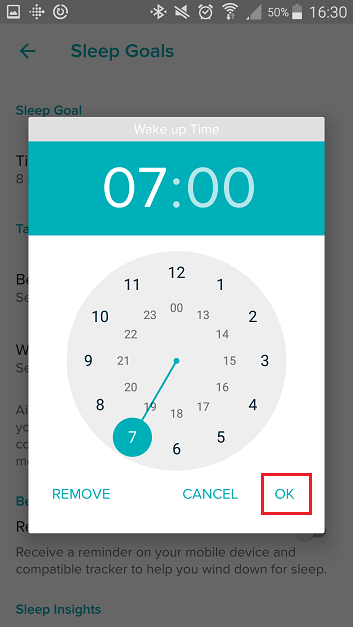 samsung s5 android Fitbit Charge 2 account sleep alarm choose ok
